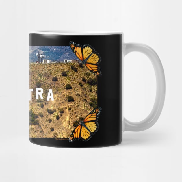 MKULTRA - Hollywood Sign - Monarch Butterflies by RainingSpiders